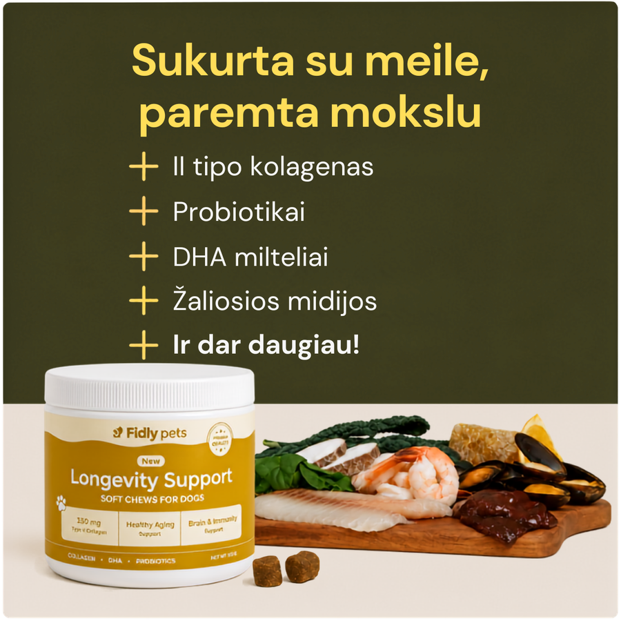 Papildai Augintinio Ilgaamižiskumui