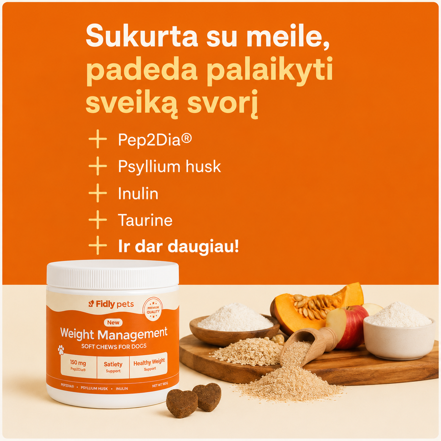 Papildai Svorio ir Sotumo Kontrolei